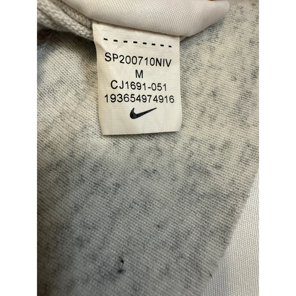 Nike Women's Sportswear Essential Cropped Pullover Hoodie Grey Size Medium
